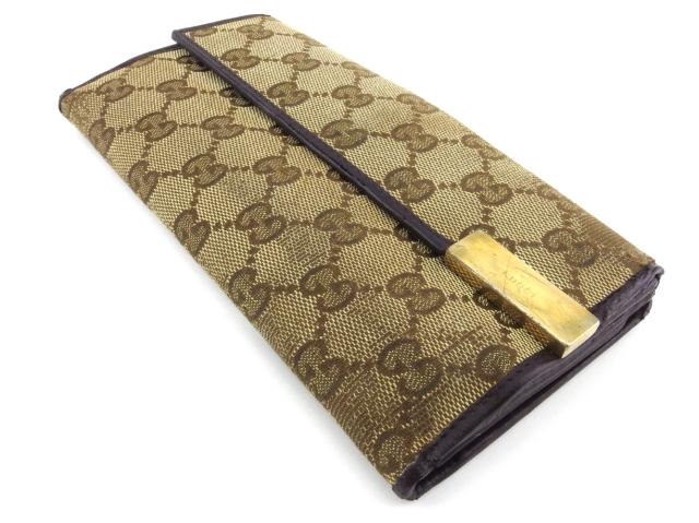 X'masセール☆30%OFF】グッチ GUCCI 長財布GGキャンバス ベージュ