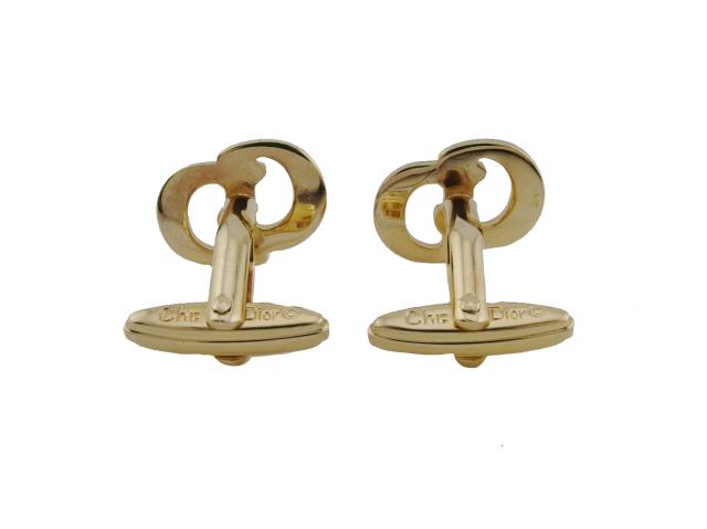 【30％OFF★週末タイムセール】クリスチャンディオール Christian Dior カフス ゴールド レディース 中古_3