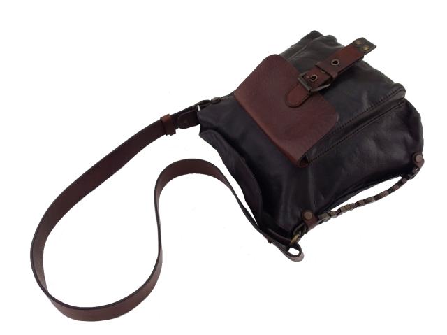 【週末タイムセール】モスキーノ MOSCHINO ショルダーバッグ ブラウン×ダークブラウン レディース 中古_3