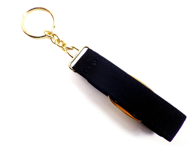 【30％OFF★週末タイムセール】サルヴァトーレフェラガモ Salvatore Ferragamo キーホルダー キャンバス素材×ゴールド金具 レディース 中古_2