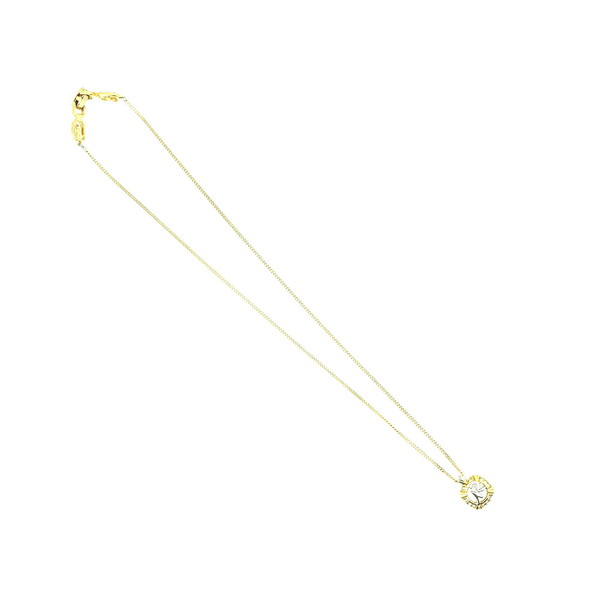 【30％OFF★週末タイムセール】ニナリッチ NINA RICCI ネックレスNRマーク ラインストーン キヘイチェーン ゴールド シルバー レディース 中古