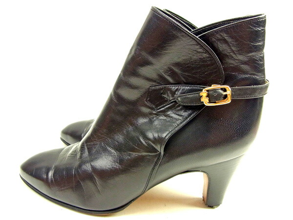 ニナリッチ NINA RICCI ブーツショートブーツ ♯36 Nマークベルト