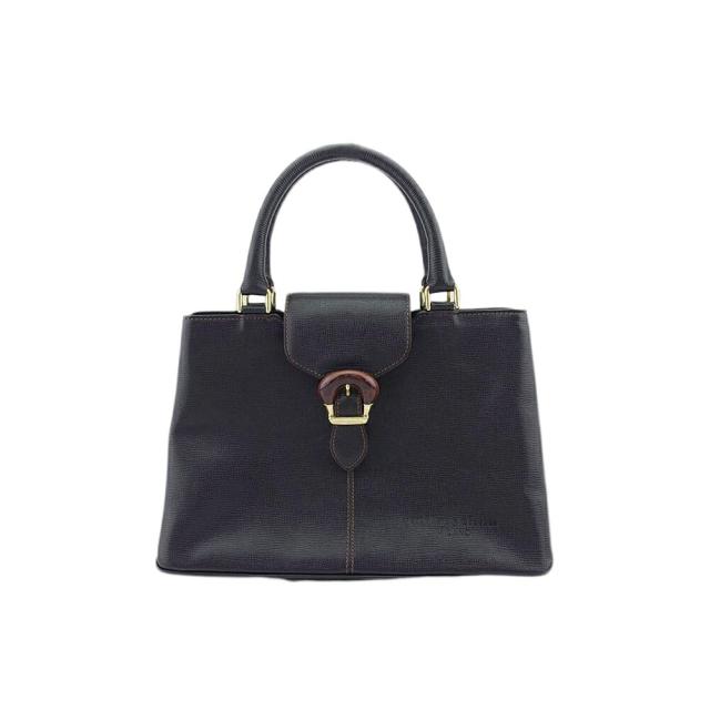 【BIGお買い物ラリー★30%OFFセール中】ミラショーン mila schon ハンドバッグ ブラック ブラウン レディース 中古