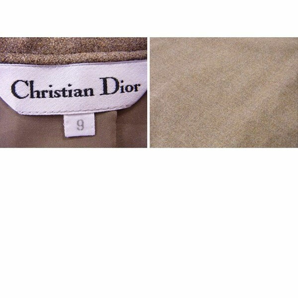 【GWタイムセール】ディオール Dior スカートタイト ♯9サイズ ベージュ系 レディース 中古_5