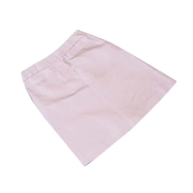 【X'masセール★30%OFF】プラダ PRADA スカートサテン ♯38サイズ ベージュ レディース 中古