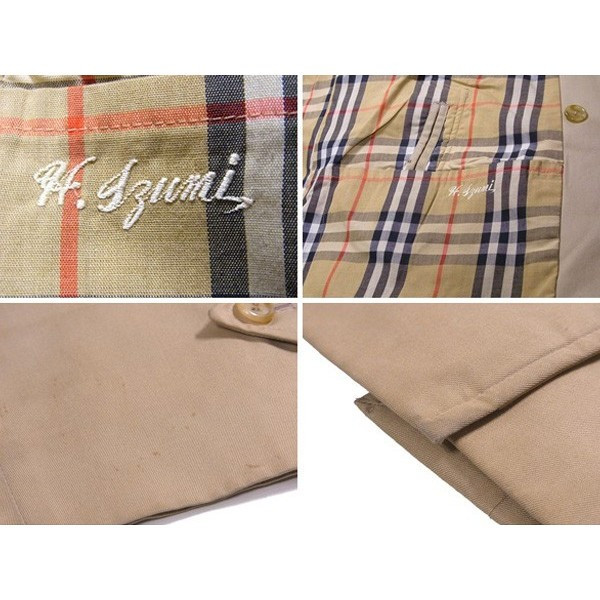 【30％OFF★週末タイムSALE】バーバリー BURBERRY トレンチコートステンカラー シングル ベージュ レディース 中古_4