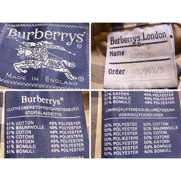 【30％OFF★週末タイムSALE】バーバリー BURBERRY トレンチコートステンカラー シングル ベージュ レディース 中古_5