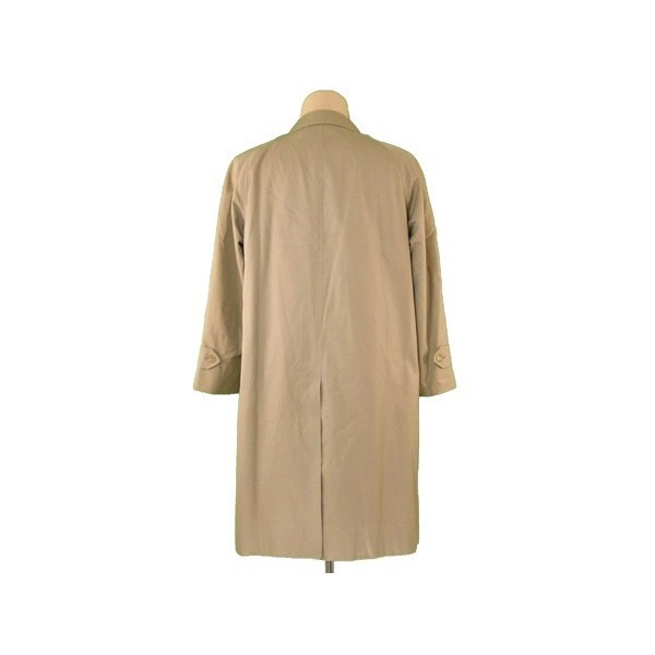 【30％OFF★週末タイムSALE】バーバリー BURBERRY トレンチコートステンカラー ノバチェック柄ライナー付き カーキ レディース 中古_1