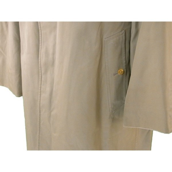 【30％OFF★週末タイムSALE】バーバリー BURBERRY トレンチコートステンカラー ノバチェック柄ライナー付き カーキ レディース 中古_3