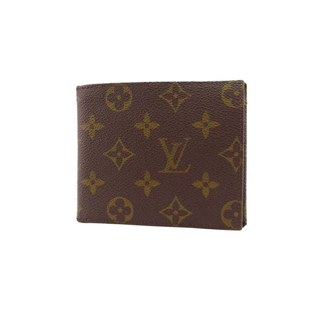 LOUIS VUITTON 二つ折り財布 ブラウン/ベージュ ルイ・ヴィトン LOUIS VUITTON 二つ折り財布モノグラム ヴィンテージ