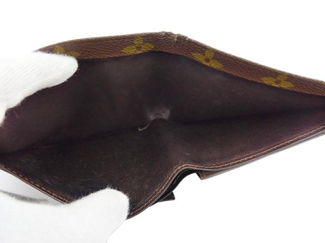 LOUIS VUITTON 二つ折り財布 ブラウン/ベージュ ルイ・ヴィトン LOUIS VUITTON 二つ折り財布モノグラム ヴィンテージ