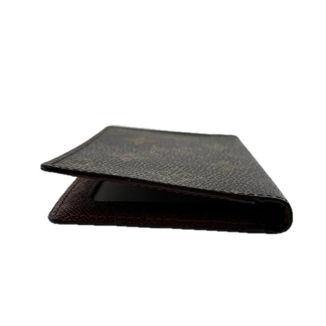 【週末タイムセール】ルイ・ヴィトン LOUIS VUITTON パスケースモノグラム ポルト2カルトヴェルティカル ブラウン レディース 中古_7