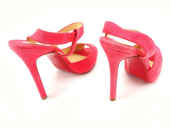 クリスチャンルブタン Christian Louboutin サンダル 36.5 ピンク