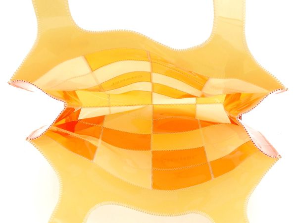 【X'masセール★30%OFF】シャネル CHANEL トートバッグチョコバー ロゴ入り ベージュ×オレンジ レディース 中古 シャネル CHANEL トートバッグチョコバー ロゴ入り ベージュ×オレンジ