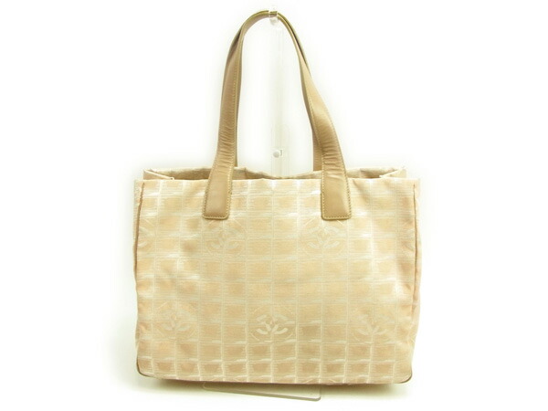 【30％OFF★週末タイムSALE】シャネル CHANEL トートバッグニュートラベルライン トートMM ベージュ系 レディース 中古_2