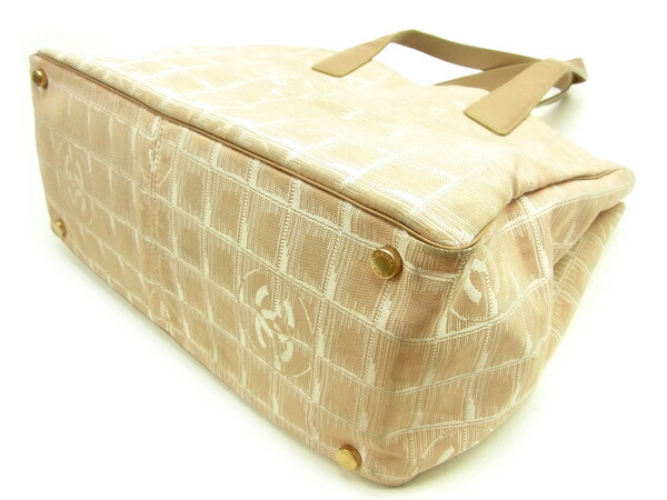 【30％OFF★週末タイムSALE】シャネル CHANEL トートバッグニュートラベルライン トートMM ベージュ系 レディース 中古_3