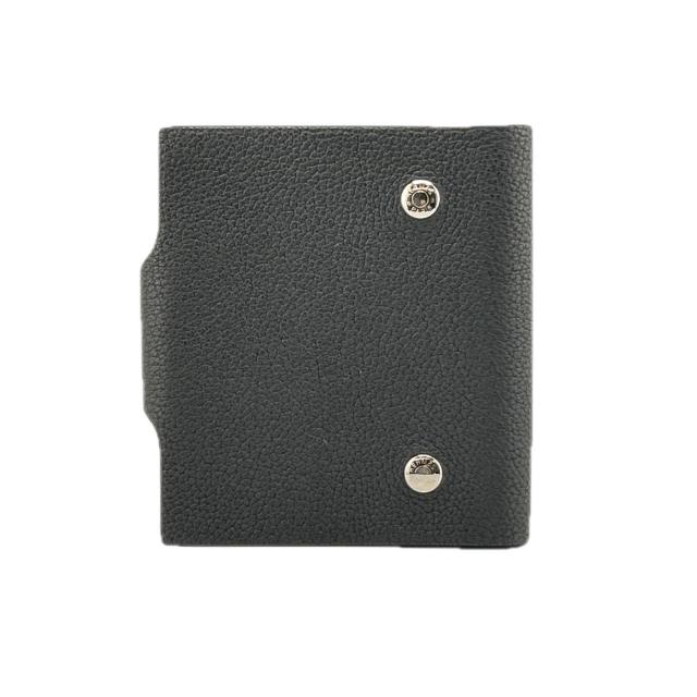 【GWタイムセール】エルメス HERMES 手帳カバーユリスミニ ブラック×シルバー レディース 中古_1