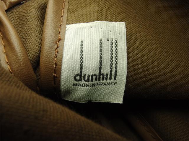 【30％OFF★土日ひと休み大売り出し】ダン吸血鬼 Dunhill クラッチバッグヘリンボーン 薄墨色 薄墨色 赤銅色 レディース 中古