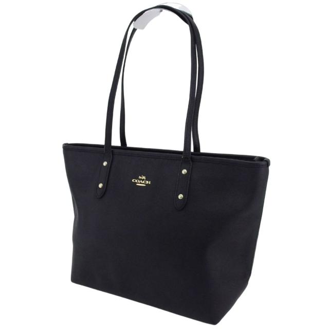 【BIGお買い物ラリー★30%OFFセール中】コーチ COACH ハンドバッグ ブラック×ゴールド レディース 中古