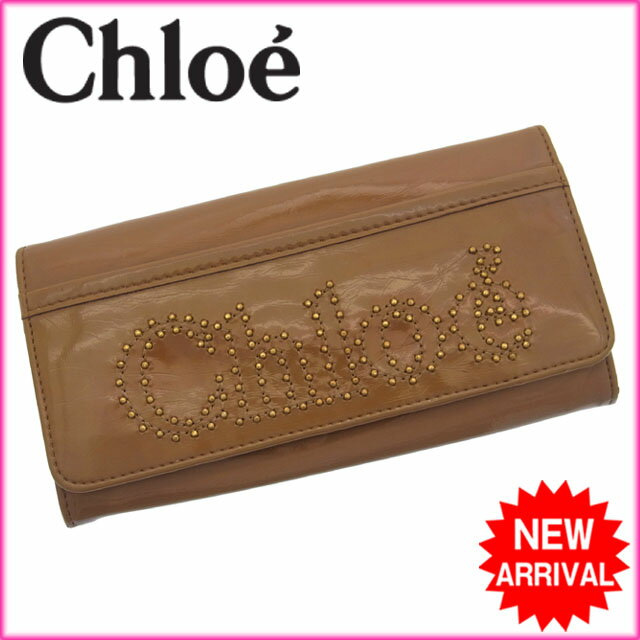 クロエ 長財布 スタッズロゴ ロゴ 中古の通販は