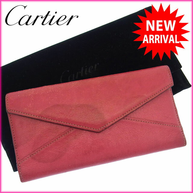 カルティエ 長財布 ファスナー 三つ折り コレクションレマスト ロゴ 中古の通販は