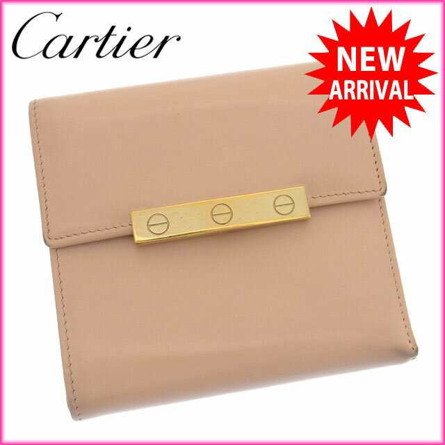 ✨新品未使用✨　Cartier ミニ財布　ラブコレクション　プレート　折り財布