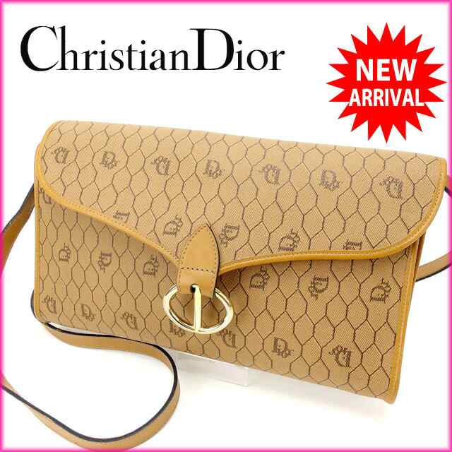 クリスチャン ディオール ショルダーバッグ バック ベージュ Christian Dior バッグ バック バック 肩掛け 収納 バッグ バック 人気 贈り物 迅速発送 在庫処分 男性 女性 良品 秋 1点物 N170 A 中古の通販は