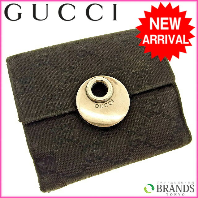 グッチ Wホック財布 GG柄 中古の通販は
