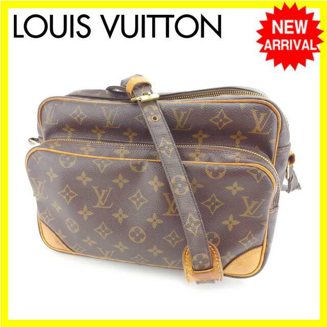 ルイヴィトン ショルダーバッグ 斜め掛けショルダー ナイル モノグラム ブラウン モノグラムキャンバス Louis Vuitton バッグ バック 肩