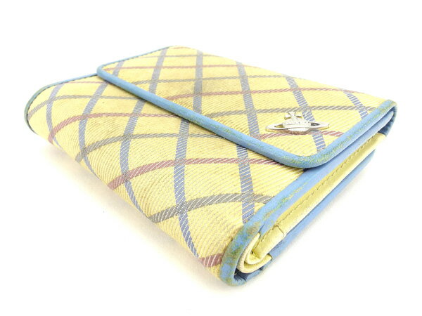 美品◎ ヴィヴィアンウエストウッド 折り財布 二つ折り Wホック オーブ ヴィヴィアン ウエストウッド Wホック財布 二つ折り財布 オーブ