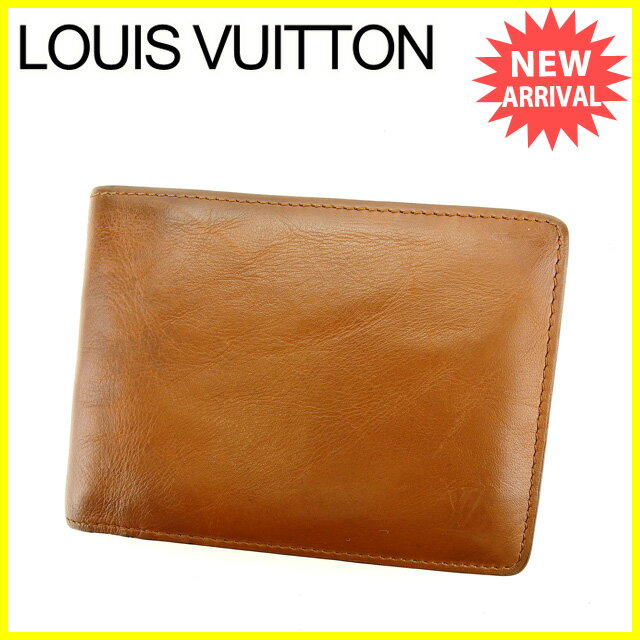 Louis Vuitton 二つ折り財布 組み合わさ ブラウン ノマド