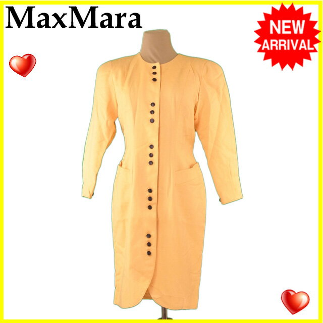 マックスマーラ ワンピース ♯9ARサイズ シングルボタン 中古の通販は