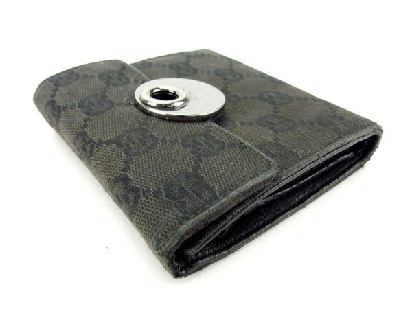 グッチ 三つ折り財布 エクリプス GGキャンバス 中古の通販はau PAY  