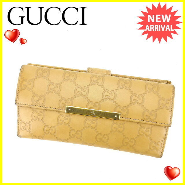 グッチ 長財布 Wホック グッチシマ 中古の通販は