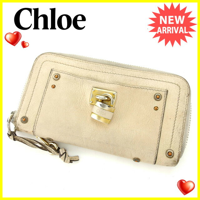 クロエ 長財布 ラウンドファスナー パディントン 中古の通販は 15,316円