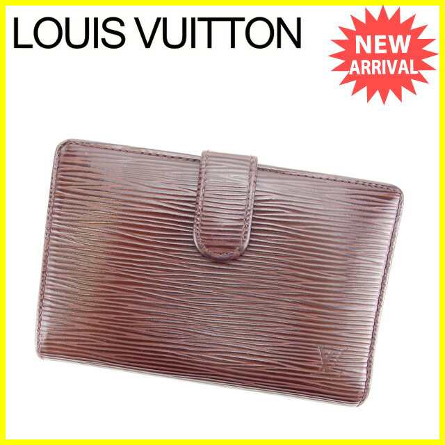 ルイヴィトン【美品】LOUIS VUITTON ヴィトン エピ がま口 二つ折り財布