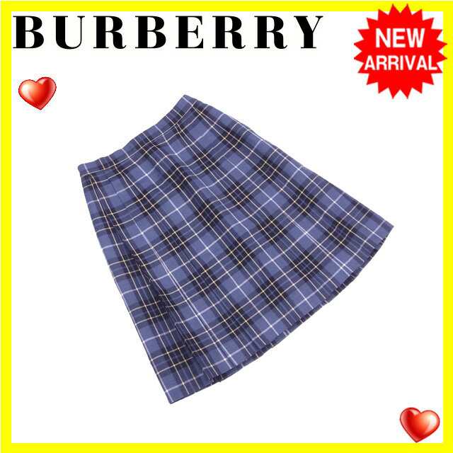 印象のデザイン BURBERRY プリーツチェックスカート 2way - レディース