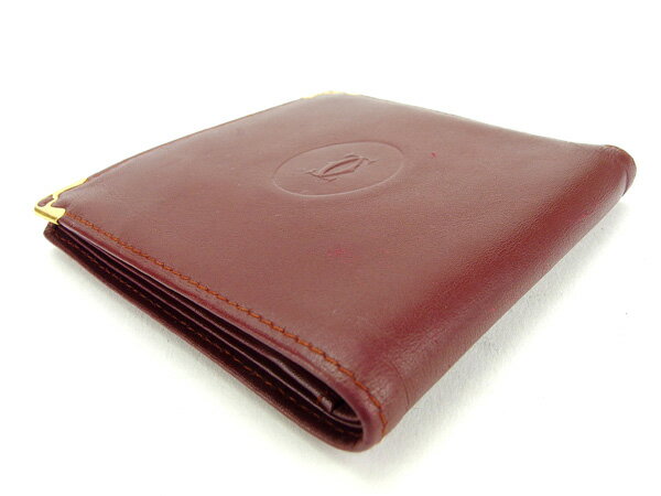 カルティエ 二つ折り財布 マストライン 中古の通販は