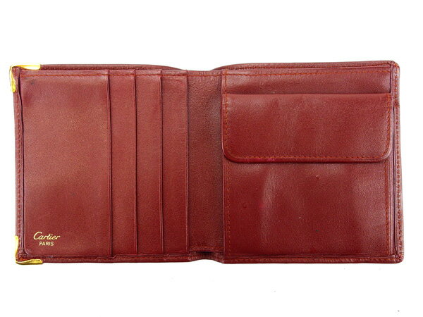 カルティエ 二つ折り財布 マストライン 中古の通販は