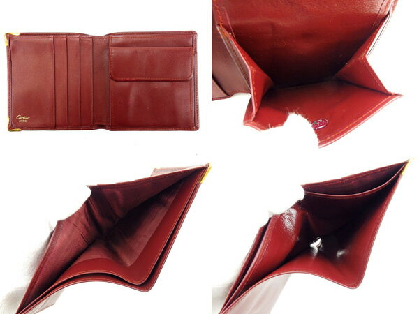 カルティエ 二つ折り財布 マストライン 中古の通販は