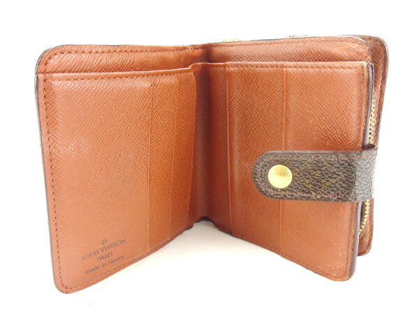 ルイヴィトン モノグラム コンパクトジップ ラウンドファスナー 二