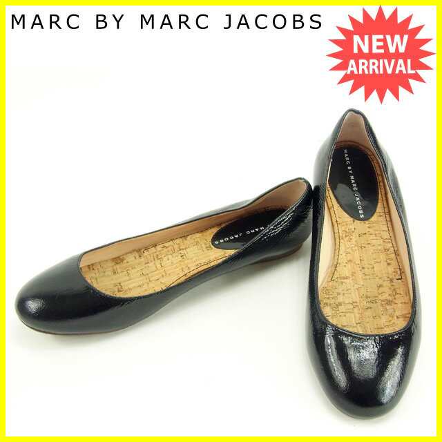 マークバイマークジェイコブス パンプス #37 1 2 ブラック MARC BY MARC JACOBS レディース 1点物 人気 良品 秋 オシャレ 大人 T10970 中古の通販は