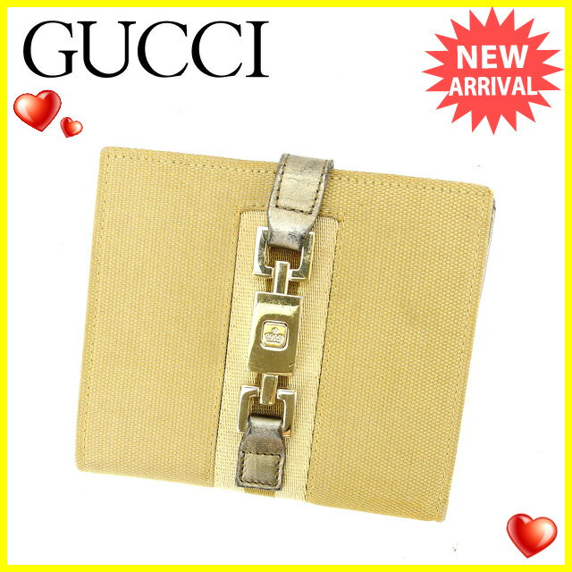 グッチ Wホック財布 二つ折り財布 中古の通販は 13,866円