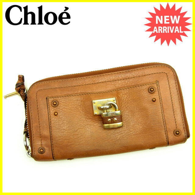 クロエ 長財布 ラウンドファスナー カデナ&キー付き バティントン 中古の通販は