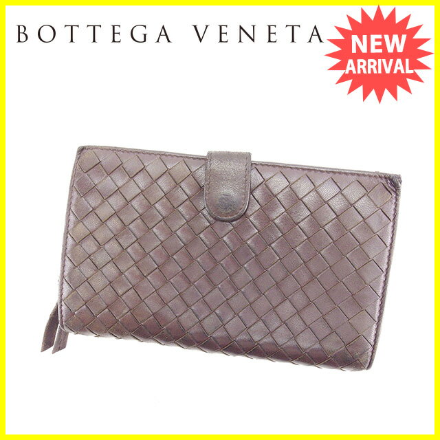 ボッテガ ヴェネタ 長財布 ラウンドファスナー イントレチャート 中古の通販は