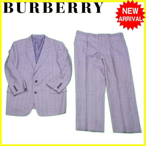 バーバリー Burberry スーツ センタープレスパンツ 服 メンズ バーズアイ 中古 C3049の通販はau Pay マーケット ブランドデポ