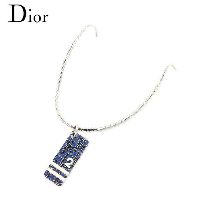 期間限定p10倍 ディオール ネックレス アクセサリー トロッター シルバー ブルー Dior 中古 Tの通販はau Pay マーケット ブランドデポ