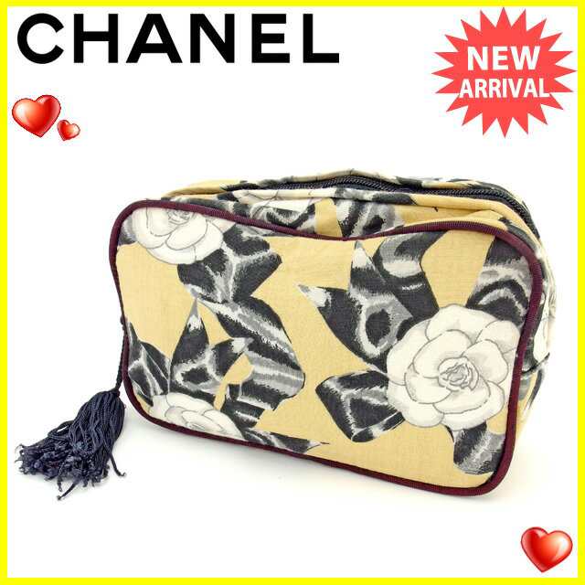 88%OFF!】 CHANEL カメリア柄 ポーチ ecousarecycling.com