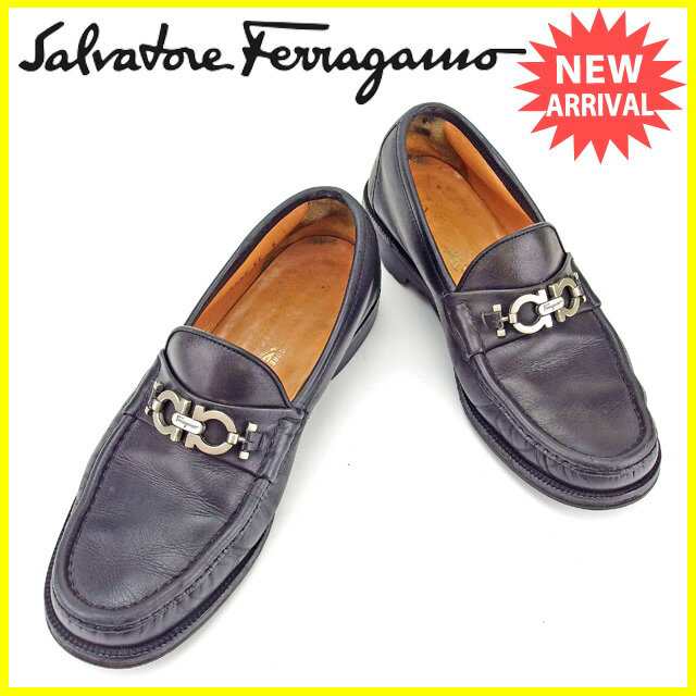 サルヴァトーレ フェラガモ Salvatore Ferragamo ローファー シューズ 靴 メンズ ガンチーニ金具 中古 Tの通販はau Pay マーケット ブランドデポtokyo