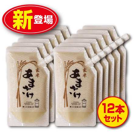 新登場 送料無料 大正屋醤油店 玄米あまざけ 300g 12本セット 米麹甘酒 米こうじ 島根県産米 鳥取県産玄米使用 ノンシュガー の通販はau Pay マーケット プリセプト通販事業部